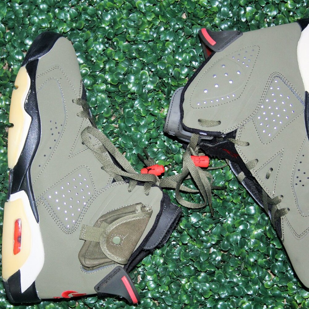 Jordan 6 Retro x Travis Scott Mid Olive - Size 10